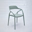 Weka Outdoor Chair w/Arm - Moss