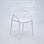 Weka Outdoor Chair w/Arm - White