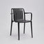 Piha Outdoor Chair w/Arm - Black