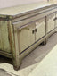 Original Chinese 4 Door Cabinet - Sage