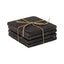 Marble Square Coasters - Black