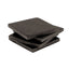 Marble Square Coasters - Black