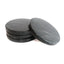 Marble Round Coasters - Black