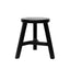 Parq Peasant Round Stool - Black