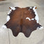 Cowhide - Dark Brown + White