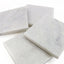 Marble Square Coasters - White