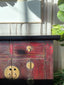 Original Chinese Dynasty Sideboard - Oxblood Lacquer