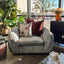 Coulton Swivel Chair - Pale Blue