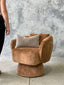 Allie Swivel Armchair - Bronze