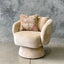 Allie Swivel Armchair - Natural