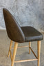 Austin Counter Stool - Liquorice Leather