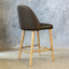 Austin Counter Stool - Liquorice Leather