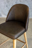 Austin Counter Stool - Liquorice Leather