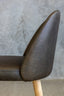 Austin Counter Stool - Liquorice Leather