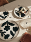 Broste Flora Dinner Plate