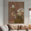 Blooms in View Framed Canvas Art - 100x140cm
