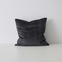 Ava Velvet Cushion - Coal