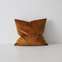Ava Velvet Cushion - Ochre