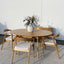 Calla Round Extendable Dining Table - Natural