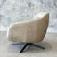 Camille Swivel Chair - Sage Nubuck Leather
