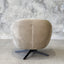 Camille Swivel Chair - Sage Nubuck Leather