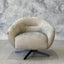 Camille Swivel Chair - Sage Nubuck Leather