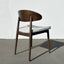 Canape Dining Chair - Beige / Walnut