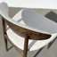 Canape Dining Chair - Beige / Walnut