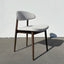 Canape Dining Chair - Beige / Walnut