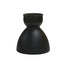 Dante Vase - Matt Black - 23cmh