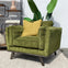Del Rey Armchair - Olive Cord