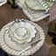 Pleat Jute Placemat - Ivory + Black