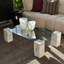 Lark Marble & Glass Coffee Table