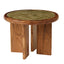 Tegola Tile + Wood Side Table - Short