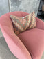 Flora Swivel Chair - Dusky Pink Velvet