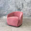 Flora Swivel Chair - Dusky Pink Velvet