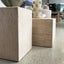 Franca Travertine Side Table
