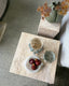 Franca Travertine Side Table