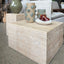 Franca Travertine Side Table