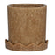 Macy Ceramic Pot w Saucer - 18cm