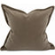 Snugg & Co Velvet Cushion - Beige 55x55cm