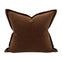 Snugg & Co Velvet Cushion - Camel Brown 55x55cm