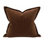 Snugg & Co Velvet Cushion - Camel Brown 55x55cm
