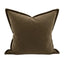 Snugg & Co Velvet Cushion - Olive 55x55cm