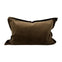 Snugg & Co Velvet Cushion - Olive 40x60cm