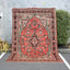 Vintage Persian Rug - Rich Coral