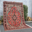 Vintage Persian Rug - Rich Coral