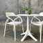 Matai Outdoor Round Table - White