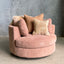 Palazzo Swivel Armchair - Cinnamon