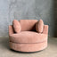 Palazzo Swivel Armchair - Cinnamon